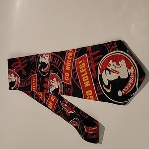 FLORIDA STATE UNIVERSITY SEMINOLES LOGO SILK NECKTIE